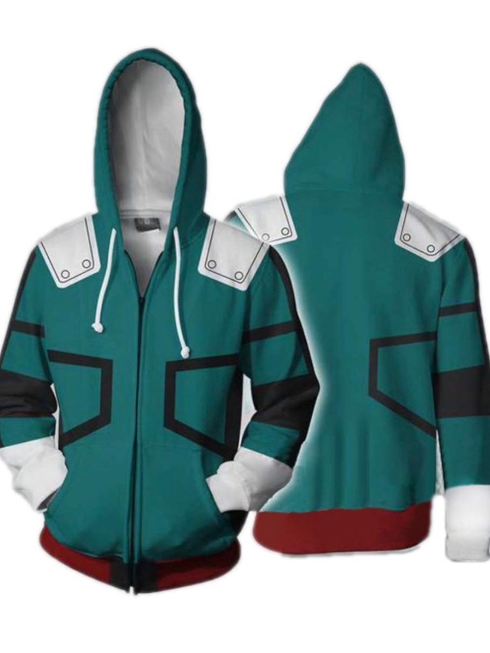 My Hero Academia style hooded jacket size large